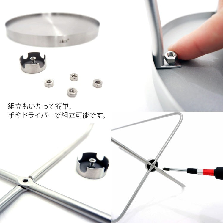 ZACK 30635 PLATENA ドイツZACK社製モダンデザインのフラワーポットスタンドS HL [お取寄せ]H2-561