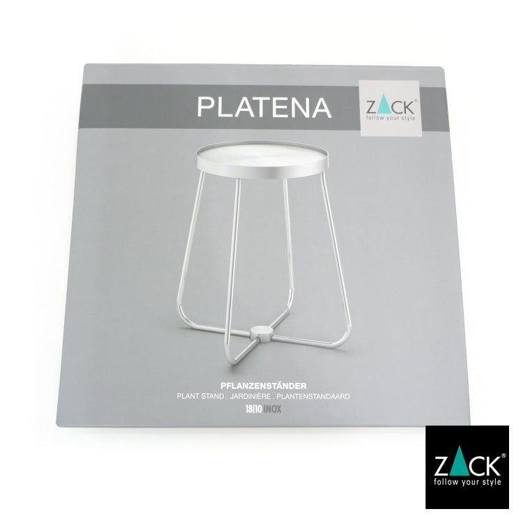 ZACK 30635 PLATENA ドイツZACK社製モダンデザインのフラワーポットスタンドS HL [お取寄せ]H2-561