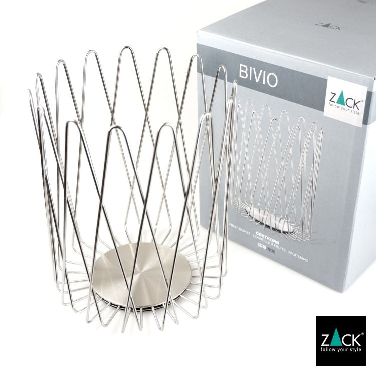 ZACK 30655 BIVIO ドイツZACK社製モダンデザインのフルーツバスケット HL [在庫有り]H2-64