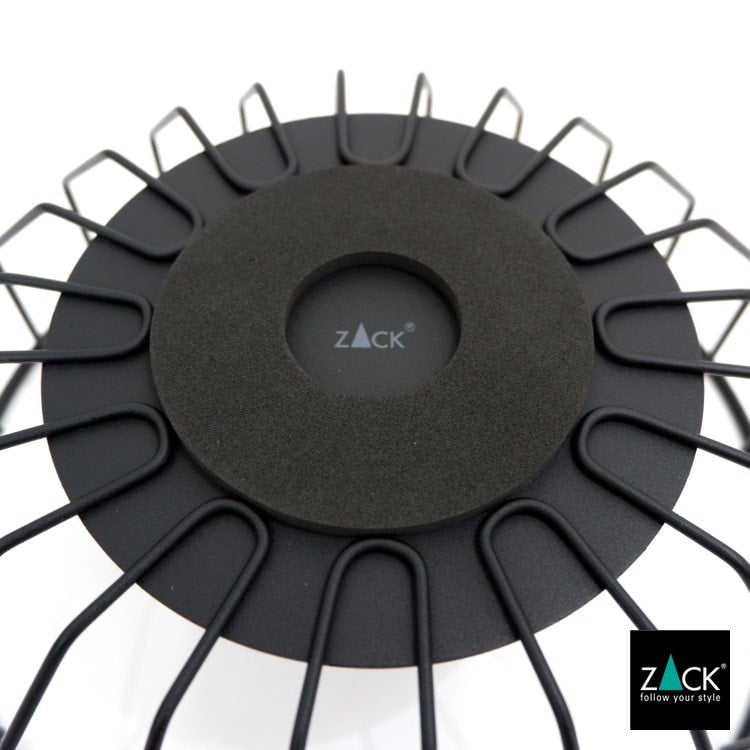 ZACK 30671 ABASSO ドイツZACK社製モダンデザインのフルーツバスケット マットブラック [在庫有り]