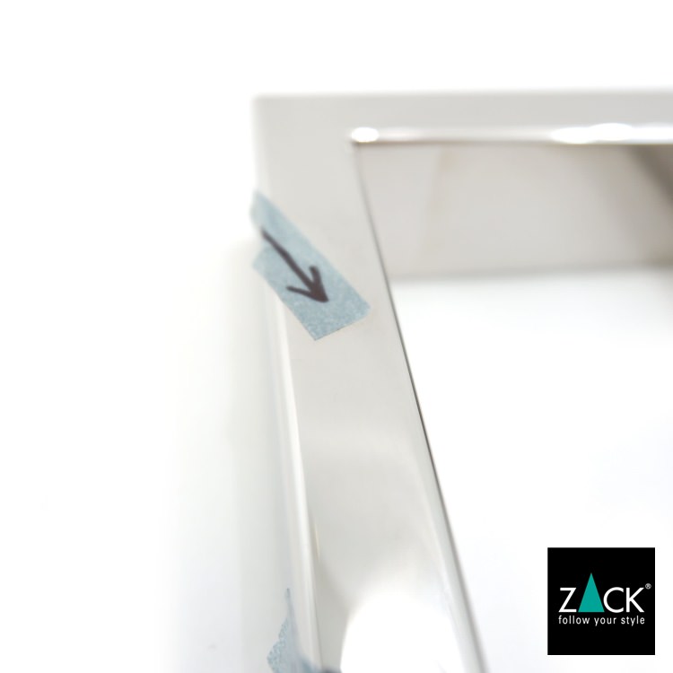 [サンプル品] ZACK 40002 LINEA ドイツZACK社製モダンデザインのダブルタオルホルダー 壁付けタイプ DIY [在庫有り]