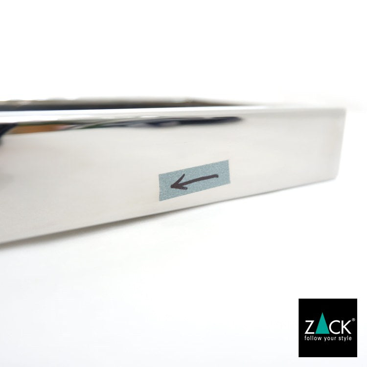 [サンプル品] ZACK 40002 LINEA ドイツZACK社製モダンデザインのダブルタオルホルダー 壁付けタイプ DIY [在庫有り]