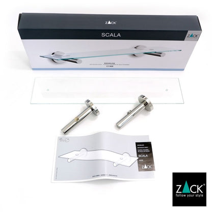 ZACK 40006 SCALA ドイツZACK社製モダンデザインのバスルームシェルフ 壁付けタイプ DIY MP [お取寄せ]