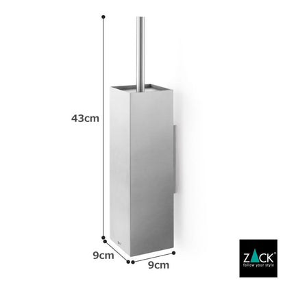 ZACK 40018 XERO ドイツZACK社製モダンデザインのトイレブラシセット 壁付けタイプ DIY HL [在庫有り]H1