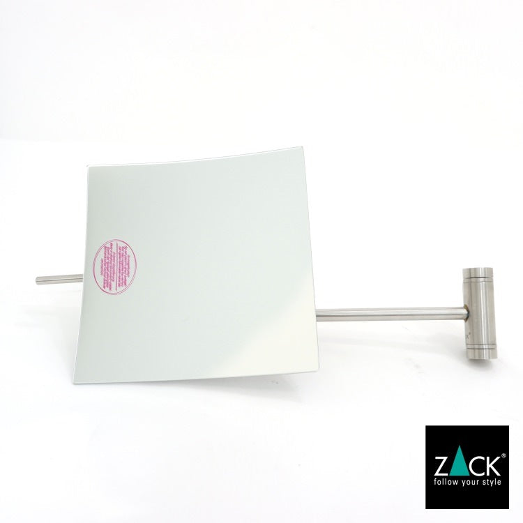 [サンプル品] ZACK 40021 XERO ドイツZACK社製モダンデザインのメイクアップミラー(5倍拡大鏡) 壁付けタイプ DIY