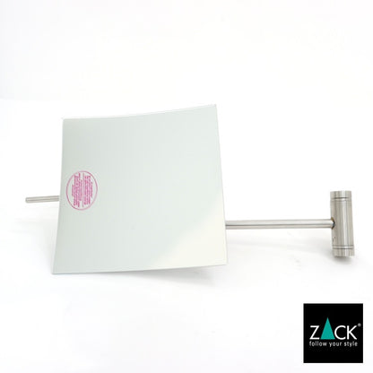 [サンプル品] ZACK 40021 XERO ドイツZACK社製モダンデザインのメイクアップミラー(5倍拡大鏡) 壁付けタイプ DIY