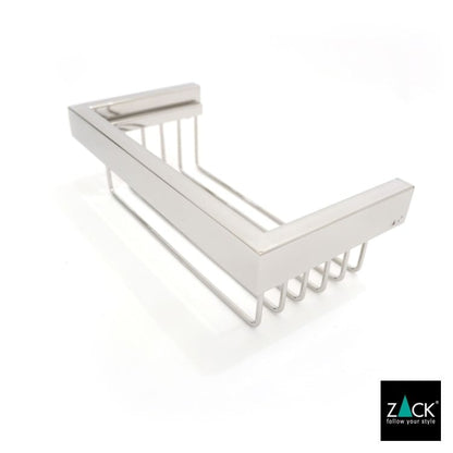 ZACK 40023 LINEA ドイツZACK社製モダンデザインのシャワーバスケット 壁付けタイプ DIY MP [在庫有り]