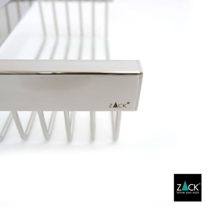 ZACK 40023 LINEA ドイツZACK社製モダンデザインのシャワーバスケット 壁付けタイプ DIY MP [在庫有り]