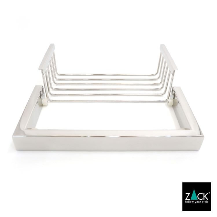 ZACK 40023 LINEA ドイツZACK社製モダンデザインのシャワーバスケット 壁付けタイプ DIY MP [在庫有り]
