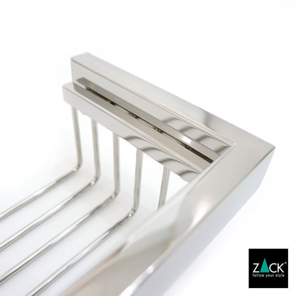 ZACK 40023 LINEA ドイツZACK社製モダンデザインのシャワーバスケット 壁付けタイプ DIY MP [在庫有り]
