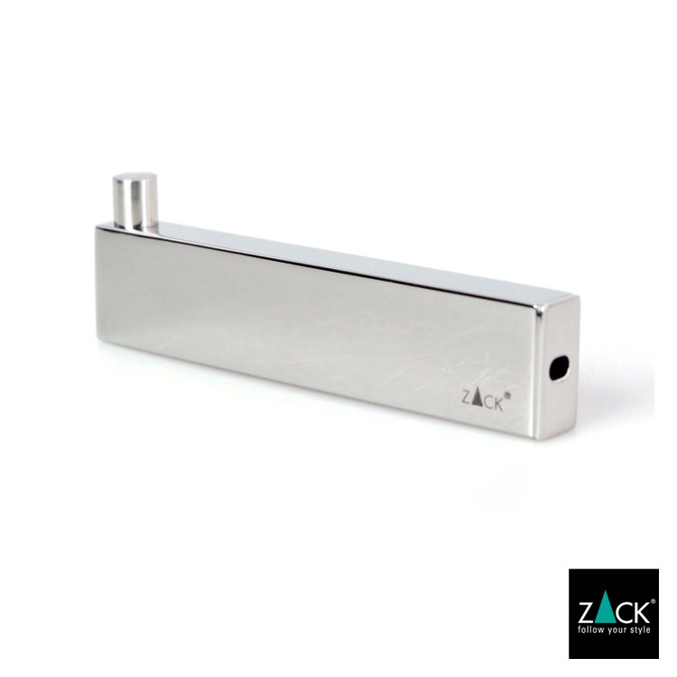 ZACK 40032 LINEA ドイツZACK社製モダンデザインのスペアトイレットペーパーホルダー 予備ロール 壁付けタイプ DIY MP [在庫有り]