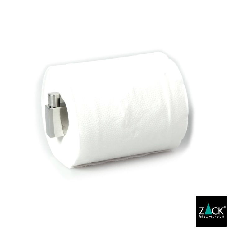 ZACK 40032 LINEA ドイツZACK社製モダンデザインのスペアトイレットペーパーホルダー 予備ロール 壁付けタイプ DIY MP [在庫有り]