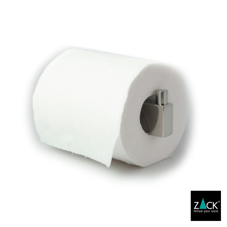 ZACK 40032 LINEA ドイツZACK社製モダンデザインのスペアトイレットペーパーホルダー 予備ロール 壁付けタイプ DIY MP [在庫有り]