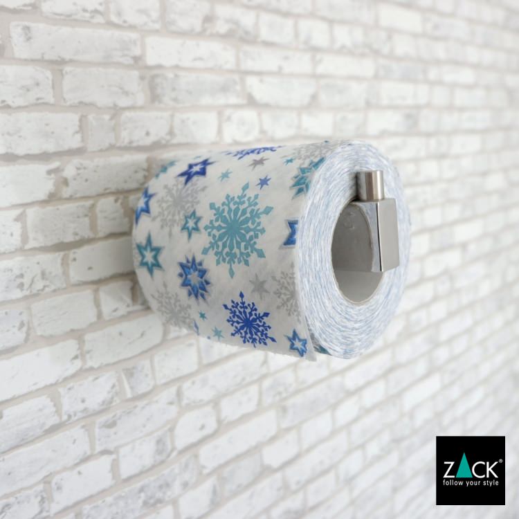 ZACK 40032 LINEA ドイツZACK社製モダンデザインのスペアトイレットペーパーホルダー 予備ロール 壁付けタイプ DIY MP [在庫有り]