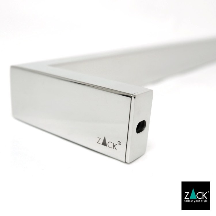 ZACK 40033 LINEA ドイツZACK社製モダンデザインのタオルレール L46.5cm 壁付けタイプ DIY MP [在庫有り]H1