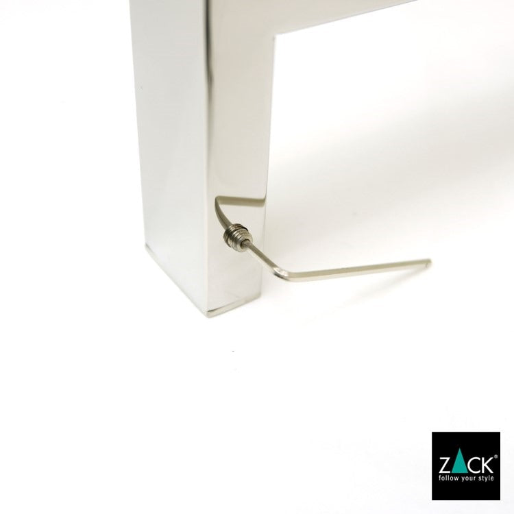 ZACK 40034 LINEA ドイツZACK社製モダンデザインのタオルレール L61.5cm 壁付けタイプ DIY MP [在庫有り]