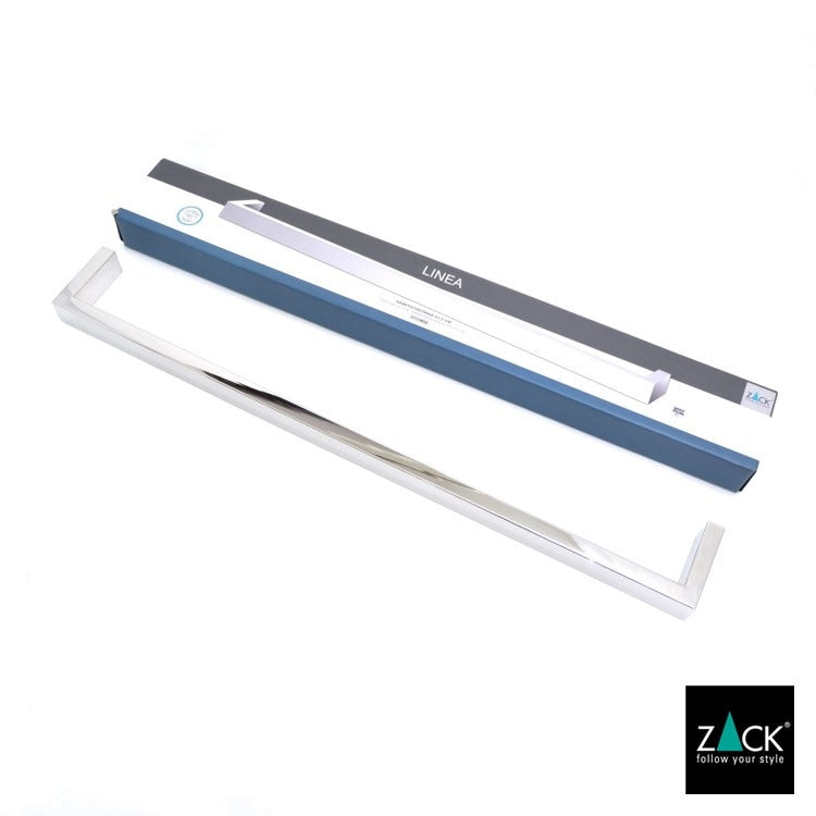 ZACK 40034 LINEA ドイツZACK社製モダンデザインのタオルレール L61.5cm 壁付けタイプ DIY MP [在庫有り]