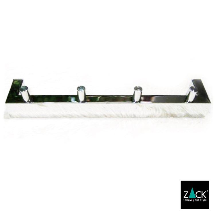 ZACK 40035 LINEA ドイツZACK社製モダンデザインのタオルフックレール26.5cm 壁付けタイプ DIY MP [在庫有り]H1