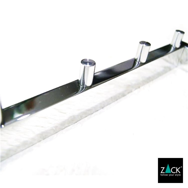 ZACK 40035 LINEA ドイツZACK社製モダンデザインのタオルフックレール26.5cm 壁付けタイプ DIY MP [在庫有り]H1