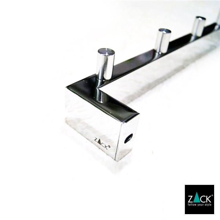 ZACK 40035 LINEA ドイツZACK社製モダンデザインのタオルフックレール26.5cm 壁付けタイプ DIY MP [在庫有り]H1