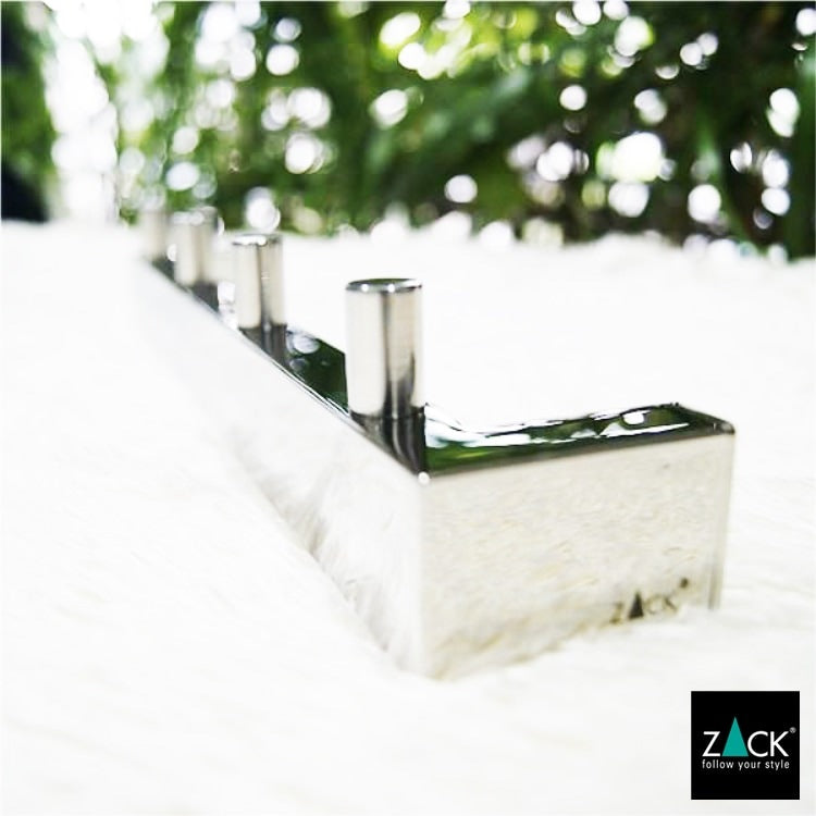 ZACK 40035 LINEA ドイツZACK社製モダンデザインのタオルフックレール26.5cm 壁付けタイプ DIY MP [在庫有り]H1