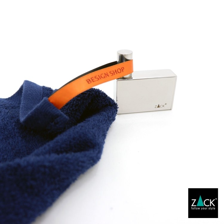 ZACK 40036 LINEA ドイツZACK社製モダンデザインのタオルフックS 壁付けタイプ DIY MP [在庫有り]