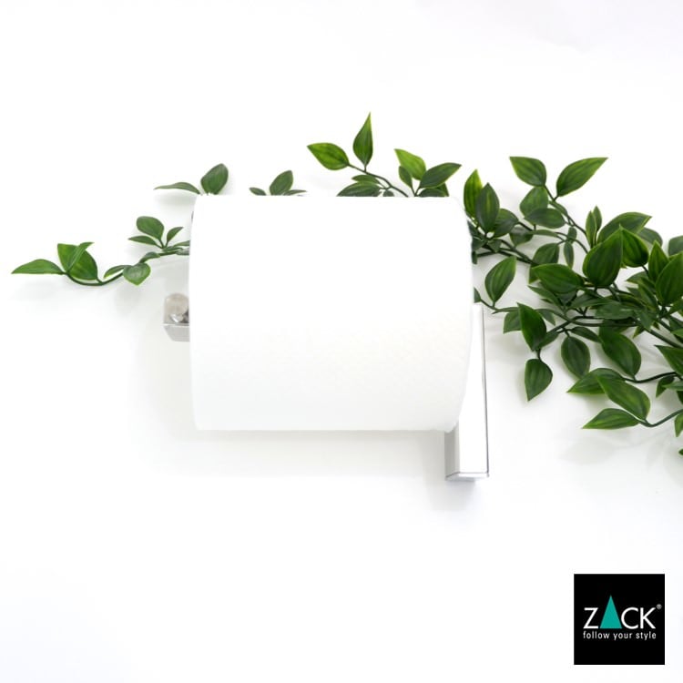 ZACK 40043 LINEA ドイツZACK社製モダンデザインのトイレットペーパーホルダー 壁付けタイプ DIY MP [在庫有り]