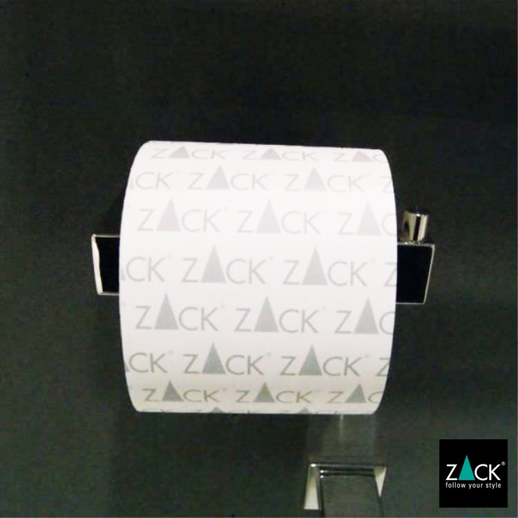 ZACK 40043 LINEA ドイツZACK社製モダンデザインのトイレットペーパーホルダー 壁付けタイプ DIY MP [在庫有り]