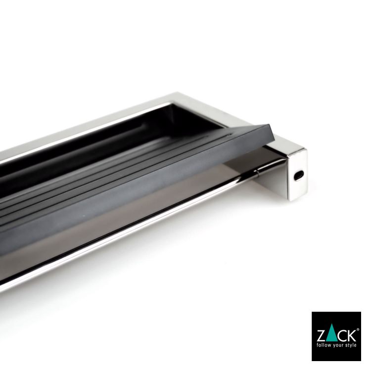 ZACK 40044 LINEA ドイツZACK社製モダンデザインのシャワーシェルフ 壁付けタイプ DIY MP [在庫有り]H1