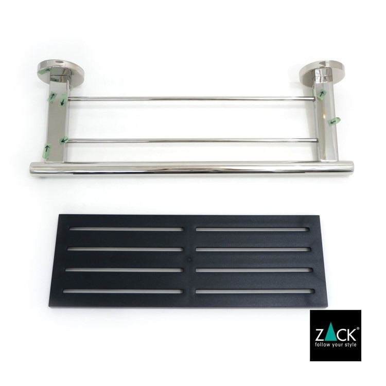 [サンプル品] ZACK 40047 SCALA ドイツZACK社製モダンデザインのシャワーシェルフ 壁付けタイプ DIY [在庫有り]