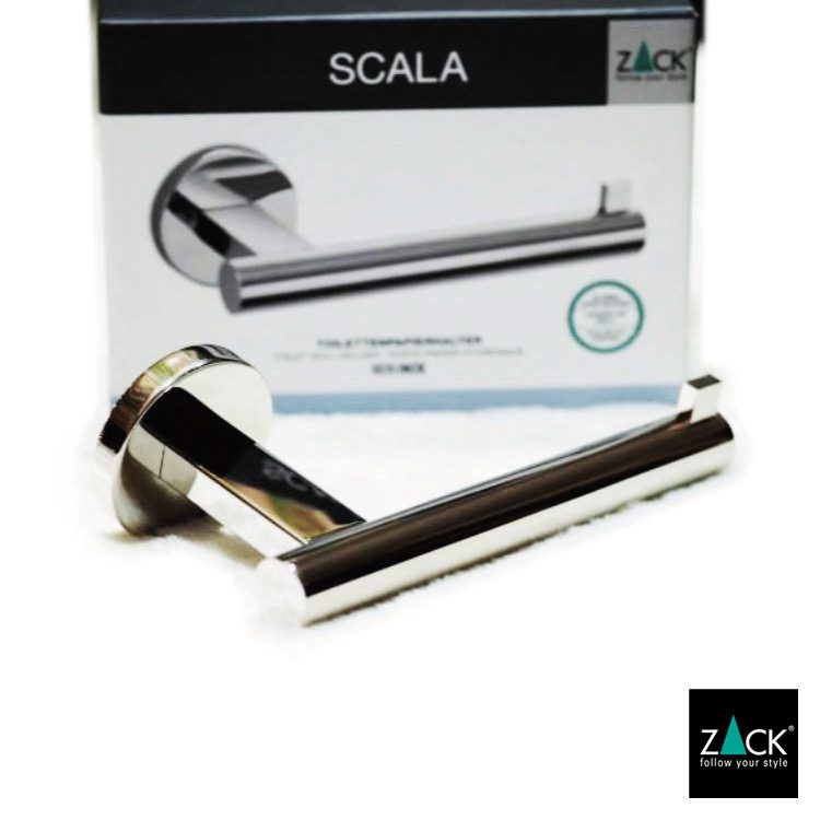 ZACK 40050 SCALA ドイツZACK社製モダンデザインのトイレットペーパーホルダー 壁付けタイプ DIY MP [在庫有り]