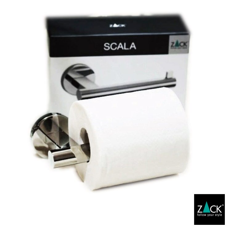 ZACK 40050 SCALA ドイツZACK社製モダンデザインのトイレットペーパーホルダー 壁付けタイプ DIY MP [在庫有り]