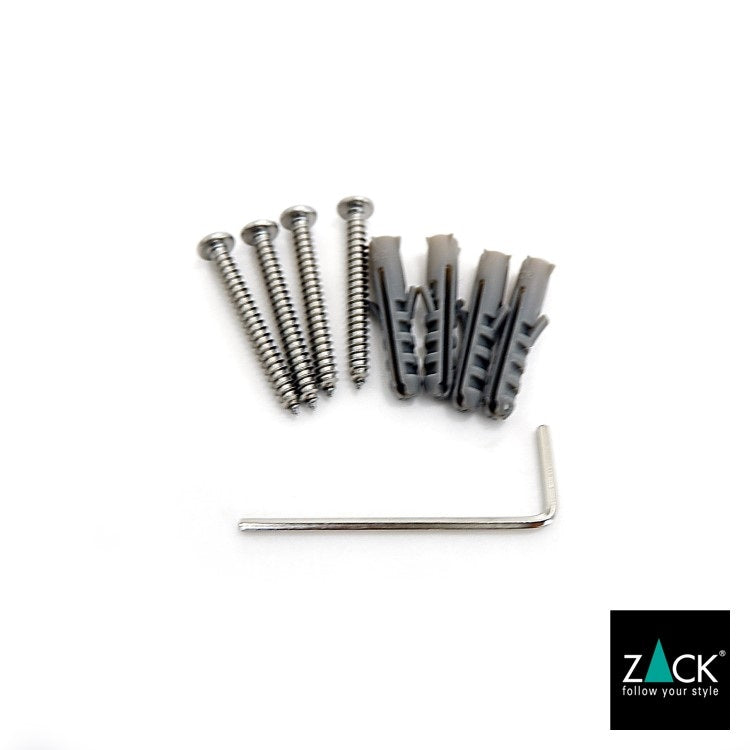 ZACK 40056 SCALA ドイツZACK社製モダンデザインのタオルレール51cm 壁付けタイプ DIY MP [在庫有り]