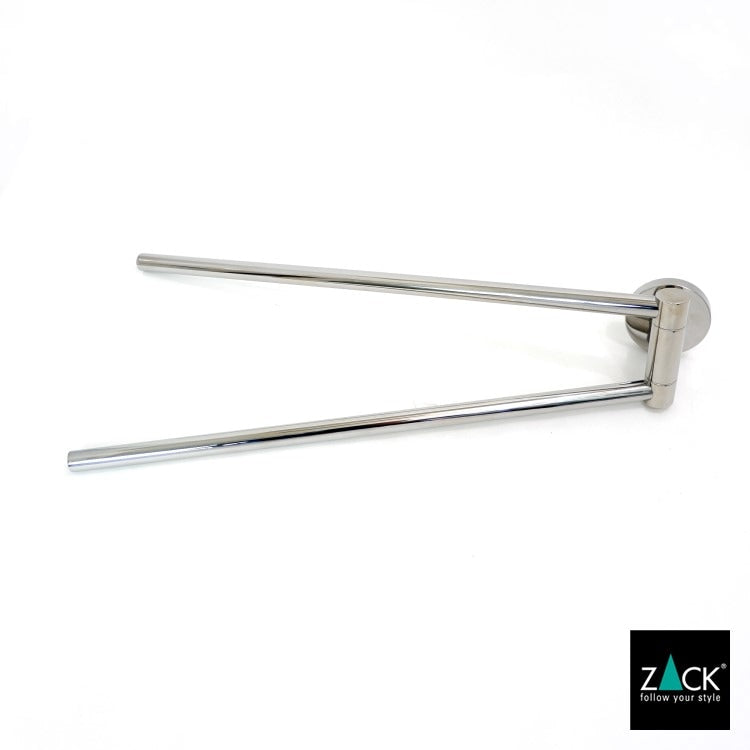 ZACK 40060 SCALA ドイツZACK社製モダンデザインのタオルホルダー(可動タイプ) 壁付けタイプ DIY MP [在庫有り] H2-43