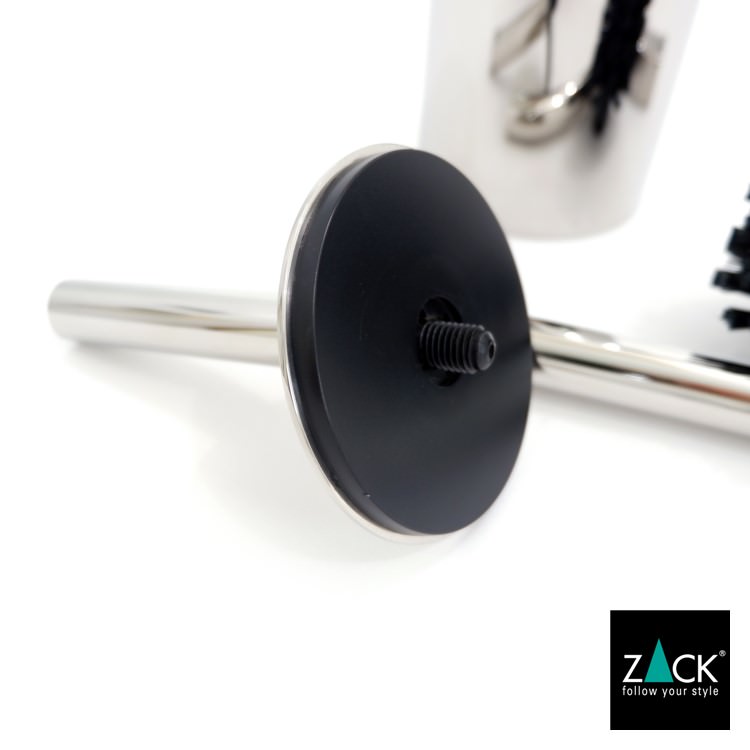 ZACK 40068 TUBO ドイツZACK社製モダンデザインのトイレブラシセット 壁付けタイプ DIY MP [在庫有り]