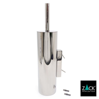 ZACK 40068 TUBO ドイツZACK社製モダンデザインのトイレブラシセット 壁付けタイプ DIY MP [在庫有り]