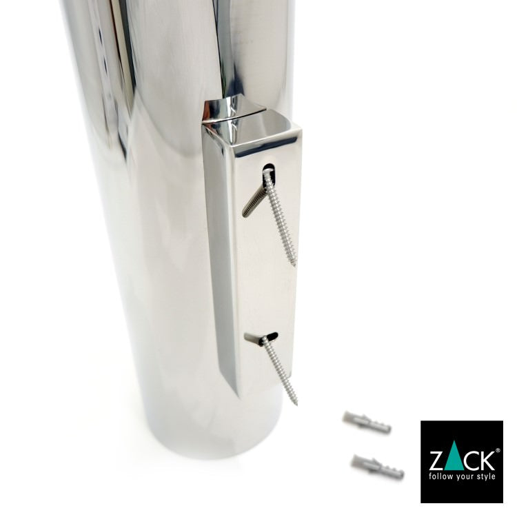 ZACK 40068 TUBO ドイツZACK社製モダンデザインのトイレブラシセット 壁付けタイプ DIY MP [在庫有り]