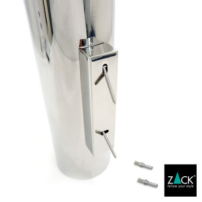 ZACK 40068 TUBO ドイツZACK社製モダンデザインのトイレブラシセット 壁付けタイプ DIY MP [在庫有り]