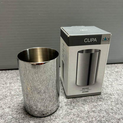 [SAMPLE] タンブラー｜ZACK 40081 CUPA MP コップ 高さ10cm 直径6.5cm 250ml 18/10ステンレス製 ミラーポリッシュ仕上げ