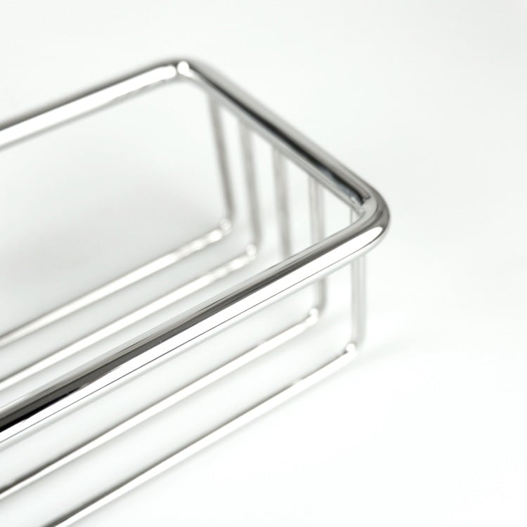 ZACK 40084 SCALA ドイツZACK社製モダンデザインのシャワーバスケット 横幅23.5cm 壁付けタイプ DIY MP [在庫有り]