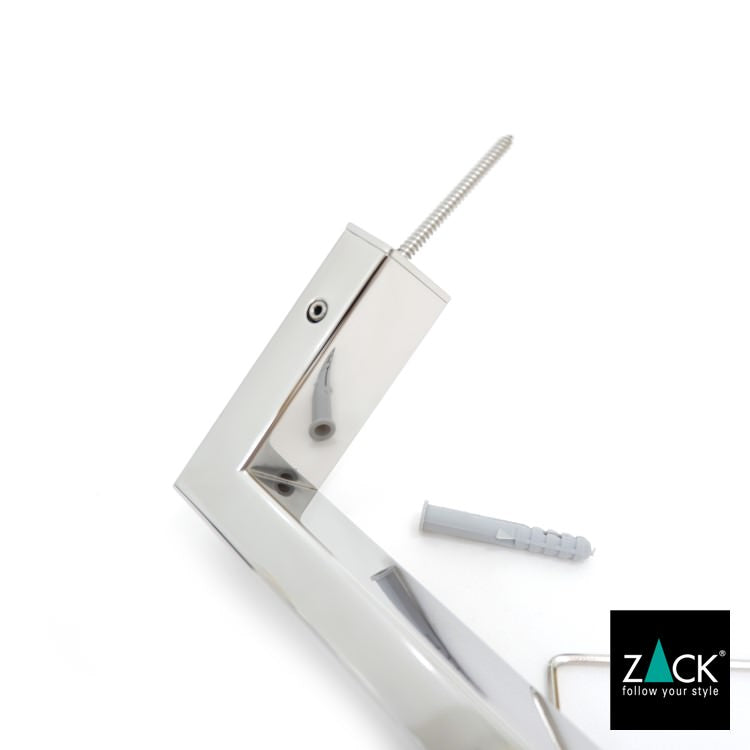 ZACK 40113 LINEA ドイツZACK社製モダンデザインのタオルホルダー 壁付けタイプ DIY MP [在庫有り] H2-63