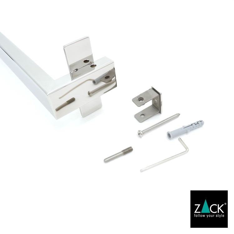 ZACK 40113 LINEA ドイツZACK社製モダンデザインのタオルホルダー 壁付けタイプ DIY MP [在庫有り] H2-63