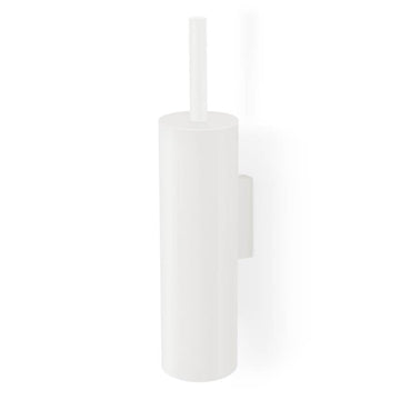 ZACK 40117 TUBO ドイツZACK社製モダンデザインのトイレブラシ ホワイト仕上げ 壁付けタイプ DIY [在庫有り]H1