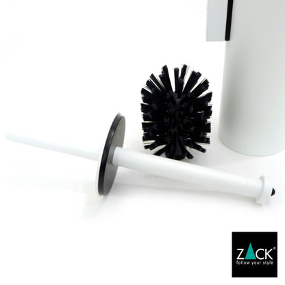 ZACK 40117 TUBO ドイツZACK社製モダンデザインのトイレブラシ ホワイト仕上げ 壁付けタイプ DIY [在庫有り]H1