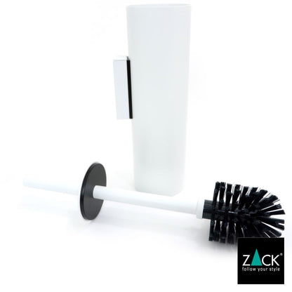 ZACK 40117 TUBO ドイツZACK社製モダンデザインのトイレブラシ ホワイト仕上げ 壁付けタイプ DIY [在庫有り]H1