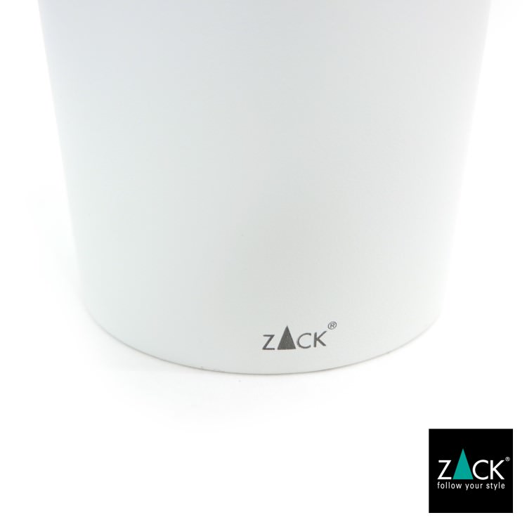 ZACK 40117 TUBO ドイツZACK社製モダンデザインのトイレブラシ ホワイト仕上げ 壁付けタイプ DIY [在庫有り]H1