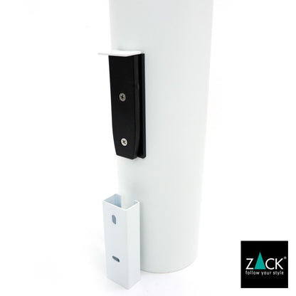 ZACK 40117 TUBO ドイツZACK社製モダンデザインのトイレブラシ ホワイト仕上げ 壁付けタイプ DIY [在庫有り]H1