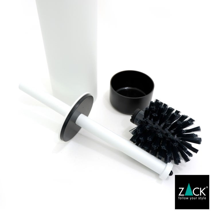 ZACK 40118 TUBO ドイツZACK社製モダンデザインのトイレブラシ ホワイト仕上げ [在庫有り]H1