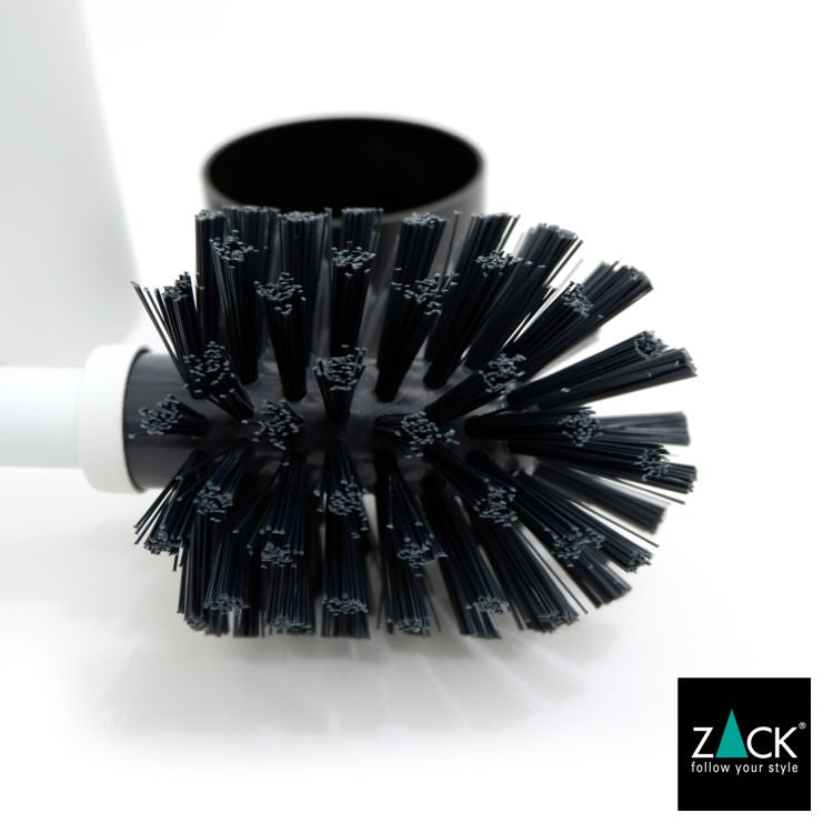ZACK 40118 TUBO ドイツZACK社製モダンデザインのトイレブラシ ホワイト仕上げ [在庫有り]H1
