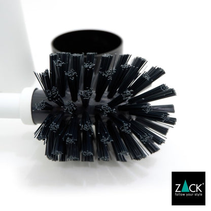 ZACK 40118 TUBO ドイツZACK社製モダンデザインのトイレブラシ ホワイト仕上げ [在庫有り]H1